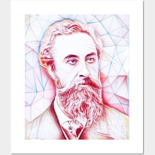 Robert Bulwer Lytton Portrait | Robert Bulwer Lytton Artwork Line Art Posters and Art